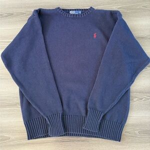 Ralph Lauren Women’s Dark Blue Crewneck Sweater